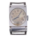 Rolex, an Art Deco stainless steel wristwatch with small subsidiary seconds  Rolex, an Art Deco