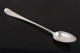 A George III Scottish silver Hanoverian pattern basting spoon by Robert Gray...  A George III