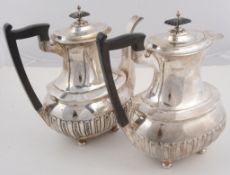 A pair of Indian silver coloured nonalobed salt cellars, unmarked  A pair of Indian silver