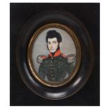 Giovanni Giulianini, circa 1840 Portrait of an Italian army officer  Giovanni Giulianini, circa 1840