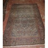 A Kilim carpet 166 x 268cm and a Tabriz rug 211 x 133cm