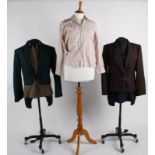 A collection of ladies vintage costume to include jackets, blouses and skirts. Designer labels;