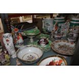 A mixed assortment of mostly British pottery, porcelain and glass (qty)