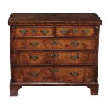 A George I walnut batchelors chest , circa 1720  A George I walnut batchelors chest  , circa 1720,