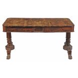 A George IV rosewood library table , circa 1825  A George IV  rosewood library table  ,  circa 1825,
