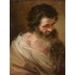 Manner of Domenico Fetti - Portrait of a bearded saint Oil on canvas 57 x 42.5 cm. (22 1/2 x 16 3/