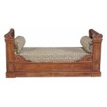 A Louis Philippe mahogany daybed , circa 1850  A Louis Philippe mahogany daybed  , circa 1850,