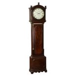 A Regency mahogany eight-day longcase clock The dial signed for Andrew Bateman  A Regency mahogany