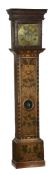 A William III walnut and floral marquetry eight-day longcase clock William...  A William III