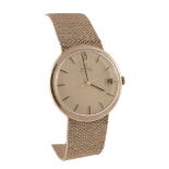 Omega, a gentleman's 9 carat gold wristwatch with date, hallmarked 1973, ref  Omega, a gentleman's 9