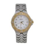 Ebel, Sportwave, a gentleman's stainless steel quartz wristwatch with date, ref  Ebel, Sportwave,