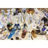 A quantity of assorted porcelain collectors slippers and boots, (qty)