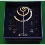 A Swarovski "Christmas Tree" ornament, a Swarovski pendant, two sets of dress studs cased, various