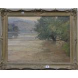 Donald H. Floyd (1892-1965) River Wye Oil on canvas Signed lower left 45cm x 59.5cm
