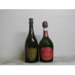 Champagne Dom Perignon 1978  1 bt  Champagne Laurent Perrier Blanc de Blancs 1975  1 bt  Above 2