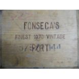 Fonseca Vintage Port 1970  12 bts  OWC