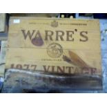 Warres Vintage Port 1977  12 bts OWC