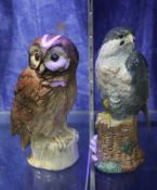 Royal Doulton Whyte & Mackay Scotch Whisky 'Tawny Owl' and 'Peregrine Falcon' -2