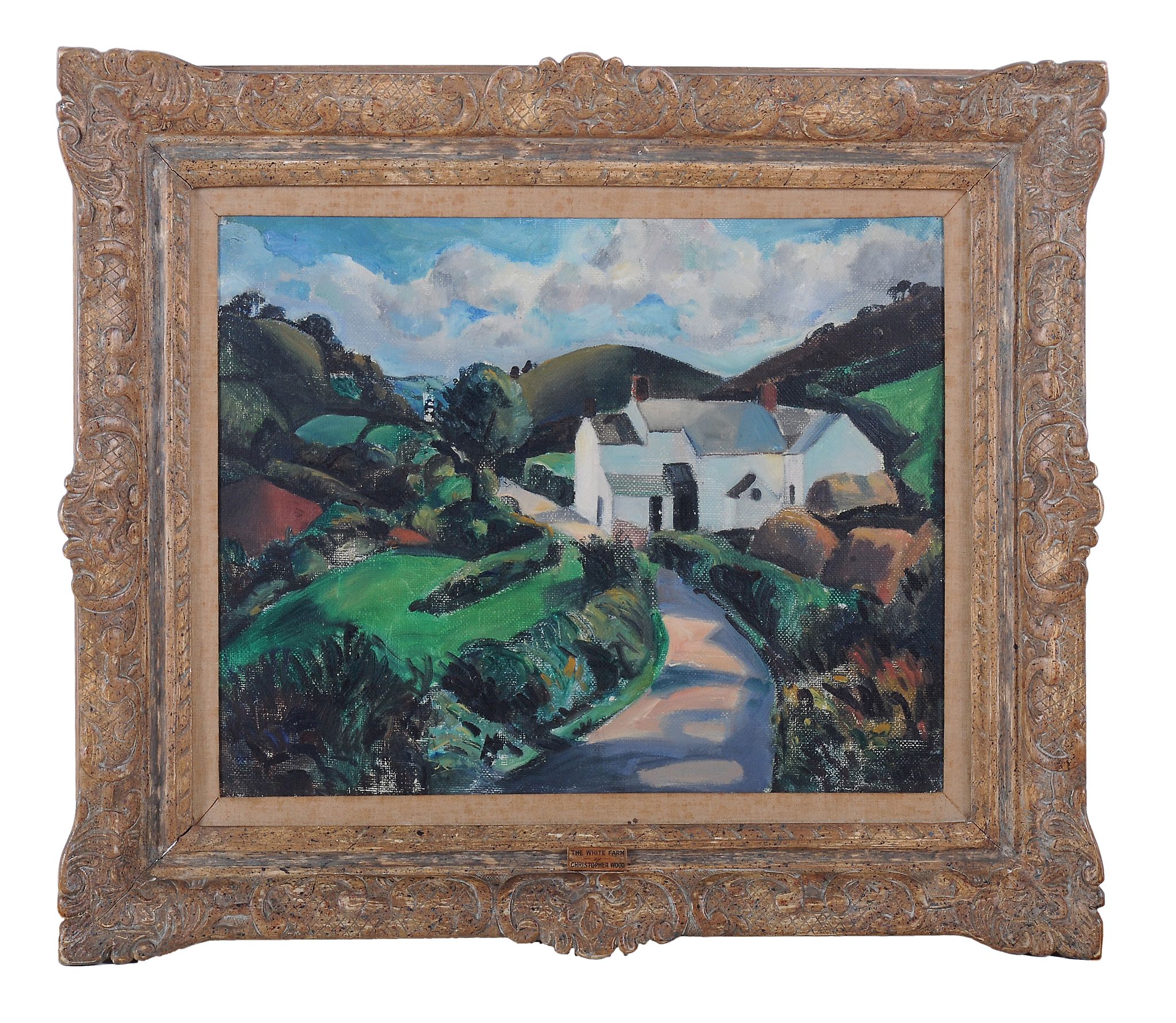 Christopher Wood (1901 - 1930) - The White Farm Oil on canvas 41 x 51.5 cm. (16 1/8 x 20 1/4 in.) - Image 2 of 3