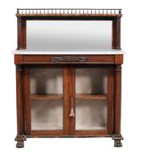 A George IV rosewood chiffonier , circa 1825  A George IV rosewood chiffonier  , circa 1825, the