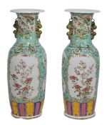 A massive pair of Chinese vases , late 20th century  A massive pair of Chinese vases  , late 20th