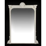 A Victorian carved gilt overmantel mirror, circa 1860  A Victorian carved gilt overmantel