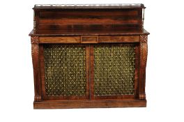 A George IV rosewood chiffionier , circa 1825  A George IV rosewood chiffionier  , circa 1825,