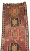 A Kilim rug, approximately 375 x 146cm  A Kilim rug,   approximately 375 x 146cm