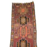 A Kilim rug, approximately 375 x 146cm  A Kilim rug,   approximately 375 x 146cm