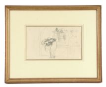 George Romney (1734 - 1802) - The Death of Cordelia Pencil, on wove paper 14 x 23 cm. (5 1/2 x 9 3/8