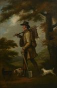 Attributed to Henry Park (1816-1871) - The Warrener, a portrait of Richard Dewe  Gamekeeper of the