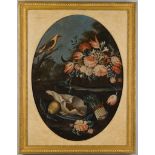 Dutch School (19th Century) - Still lifes of birds, vases of flowers, baskets of fruit,