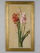 Emmanuel Michel Benner (1836-1898) - Still lifes of flowers A pair, oil on canvas Circa 1880 102 x
