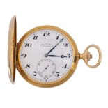 Paul Ditisheim, an 18 carat gold hunting case keyless pocket watch, no  Paul Ditisheim, an 18