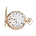 Zenith, an 18 carat gold hunting case keyless lever watch  Zenith, an 18 carat gold hunting case