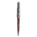 Montblanc, Meisterstuck, a limited edition silver and granite ballpoint pen, no  Montblanc,
