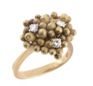 An 18 carat gold diamond ring by Andrew Grima  An 18 carat gold diamond ring by Andrew Grima,