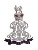 Life Guards, a diamond and enamel regimental badge brooch  Life Guards, a diamond and enamel