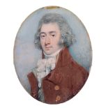 Horace Hone Portrait of Sir John Evans Freke  Horace Hone Portrait of Sir John Evans Freke, shoulder