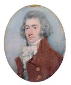 Horace Hone Portrait of Sir John Evans Freke  Horace Hone Portrait of Sir John Evans Freke, shoulder