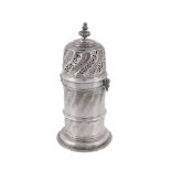 A Victorian silver Britannia standard lighthouse caster by Charles Stuart...  A Victorian silver