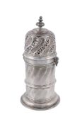 A Victorian silver Britannia standard lighthouse caster by Charles Stuart...  A Victorian silver