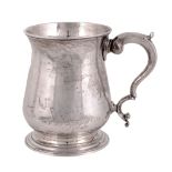 An early George III silver baluster mug by William Shaw & William Priest  An early George III silver