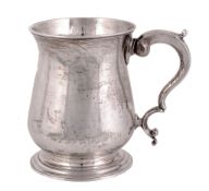 An early George III silver baluster mug by William Shaw & William Priest  An early George III silver