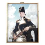 Michael Bartlett, PVPRMS Portrait of a captain in the Royal Navy of 1813  Michael Bartlett,