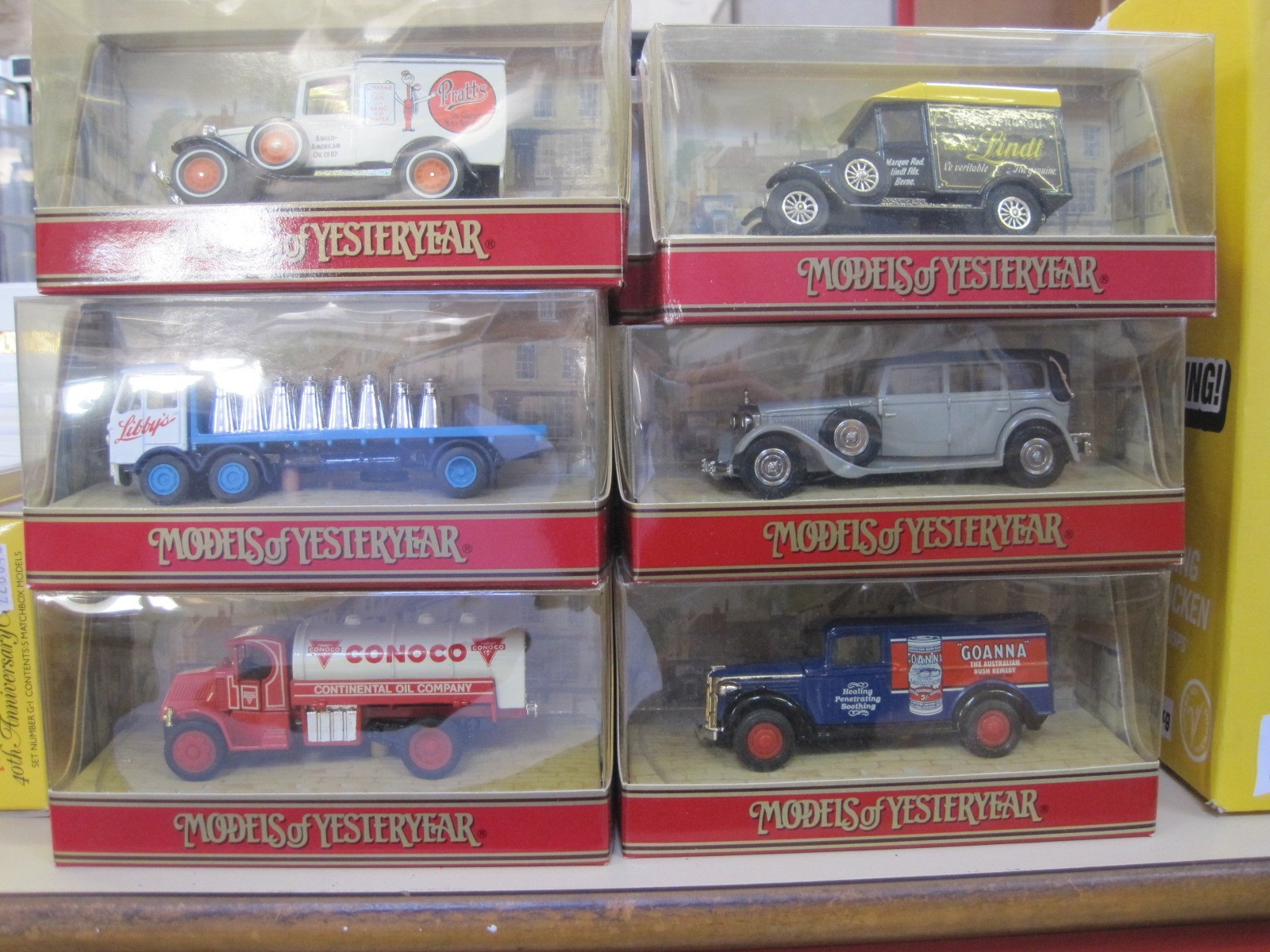 A quantity of approximately 200 boxed die cast Matchbox Models of Yester Year cars, three framed