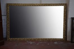 * A large rectangular gilt mirror 108 x 168cm