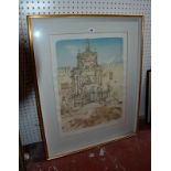 Richard Beer (20th century) Arsenale Etching Signed lower right 63cm x 48cm. Best Bid