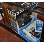 Cameras, cine cameras, projectors, and a Ferguson Video Camera. (As found)