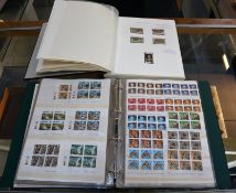 A collection of Rhodesian stamps in two albums: Provenance Ian Smith